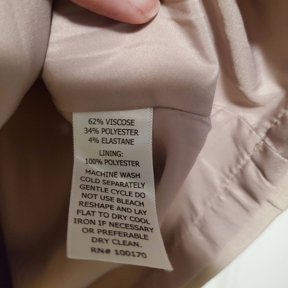 Mercer & Madison Envelope Light Pink/Tan Skirt Size 2 - Picture 6 of 6